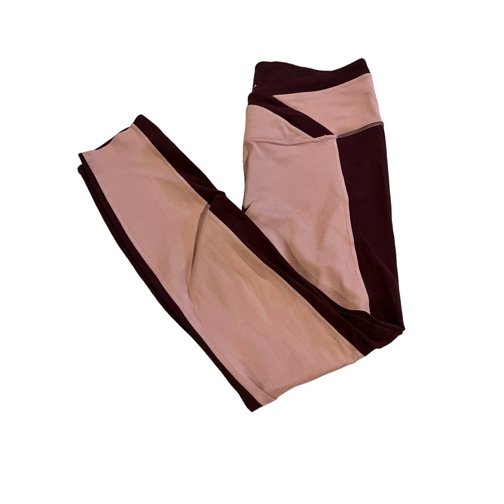 Athleta Chroma 7/8 Tight/ leggings in Powervita crossover waist SZ Medium